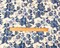 Blue-Multi Poly Floral Printed Satin Stripe Chiffon Woven Fabric By the Yard